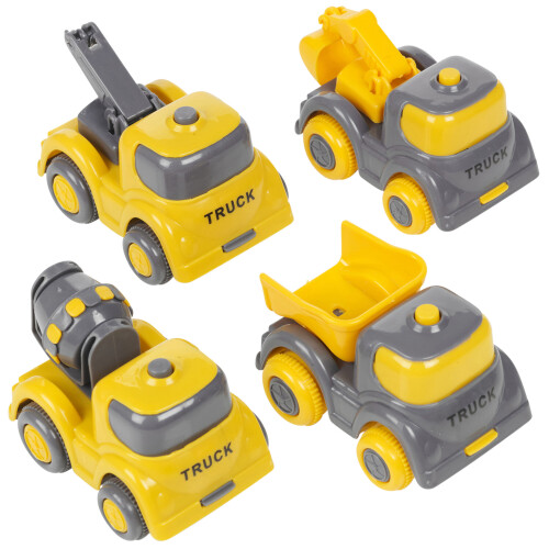Building Construction Vehicles | Plastic Toy Trucks