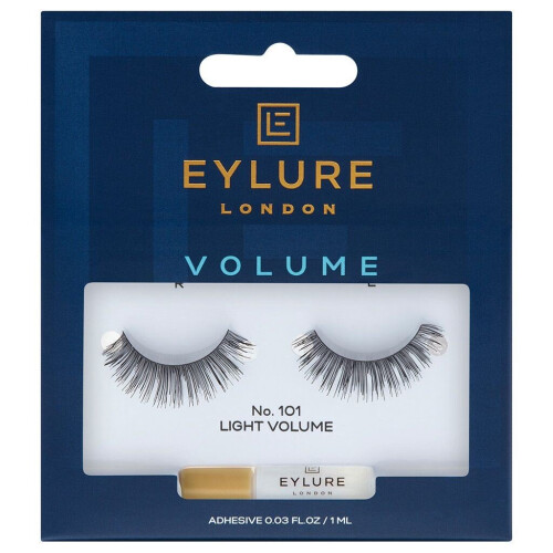 Eylure Eylure Volume Handmade False Black Eyelashes - 101 - Lash Glue is Included