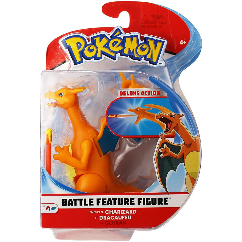 Pokemon 4.5 Inch Battle Feature Figure Charizard