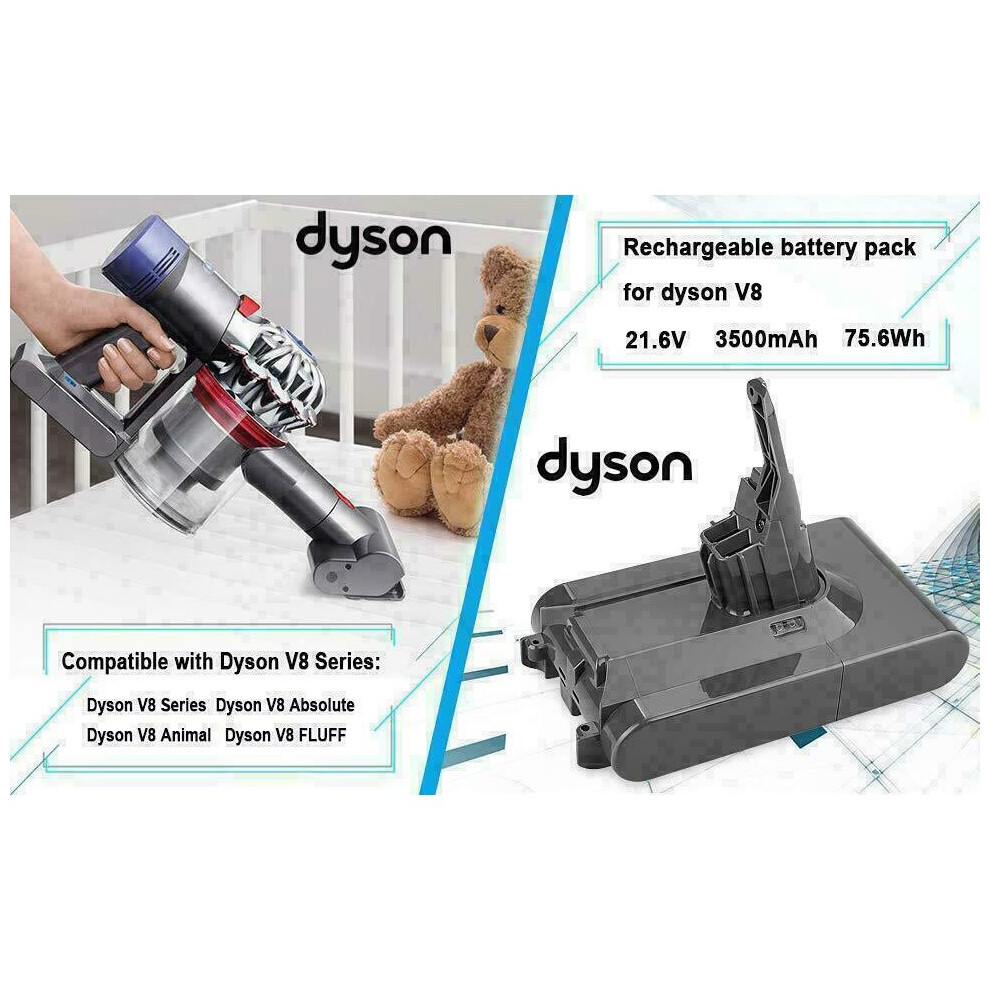 GENUINE DYSON V8 ANIMAL ABSOLUTE SV10 CORDLESS VACUUM CLEANER BATTERY 967834-02