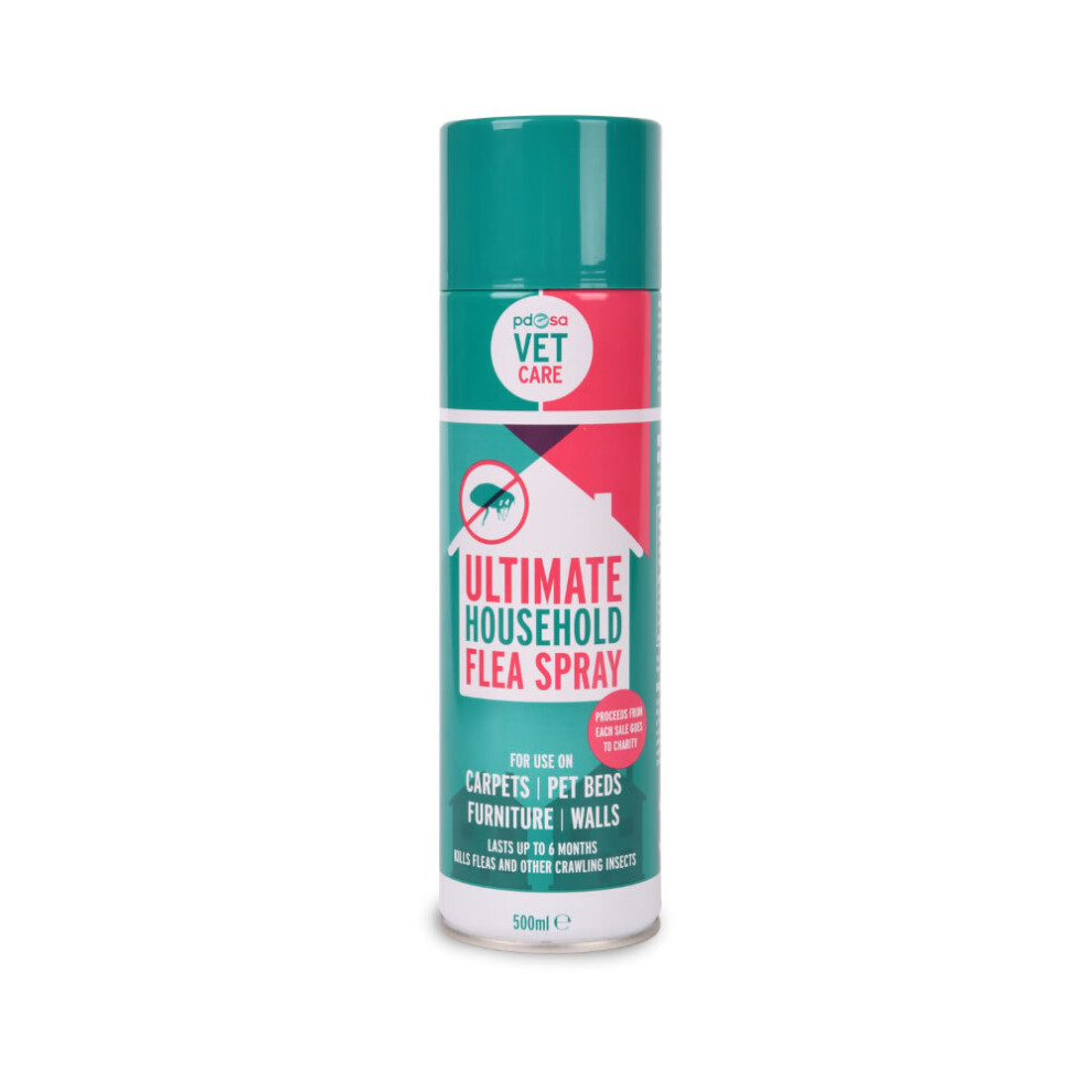 Pdsa Ultimate Household Flea Spray 500ml