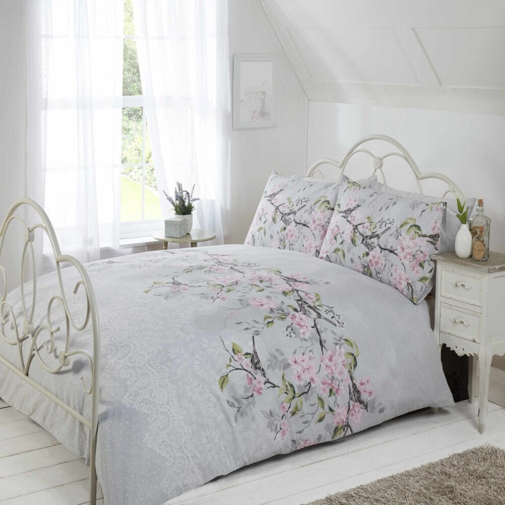 Rapport (Single) Eloise Duvet Set Grey
