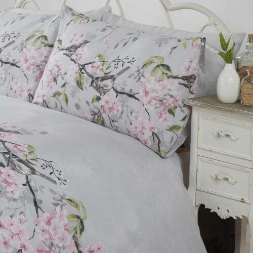 (Single) Eloise Grey Duvet Set 1