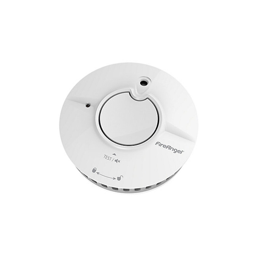 FireAngel Toast Proof Smoke Alarm TST-625R Pack of 2 White Round