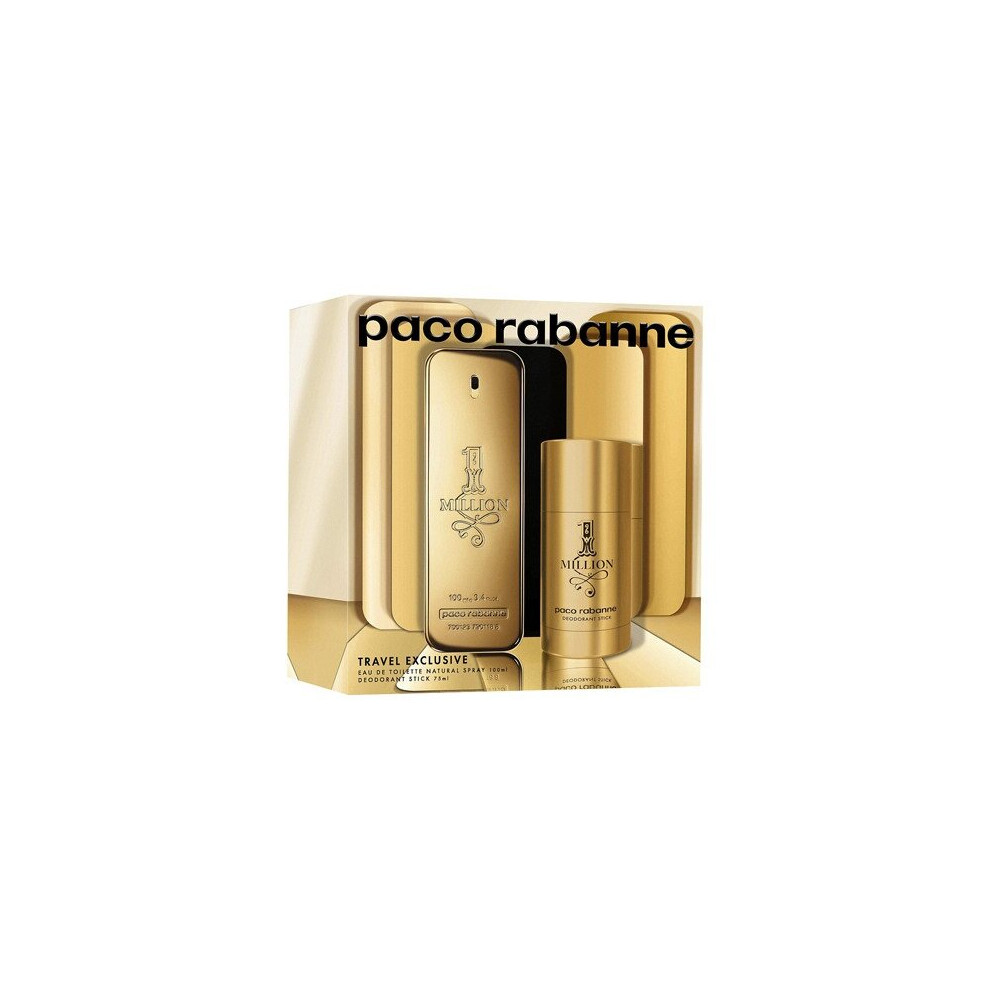 Paco Rabanne One Million - Gift Set With 100ml EDT Spray and 75ml Deodorant Stick