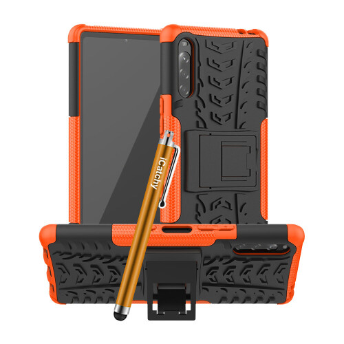 (Orange) For Sony Xperia L4 Hybrid Shockproof Case 1