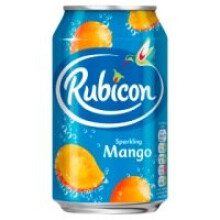 Rubicon Sparkling Mango Juice Drink 330ml Can (24 x 330ml)
