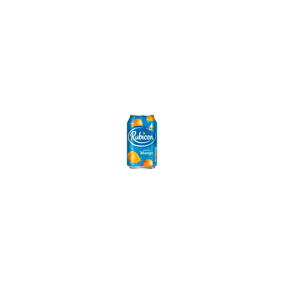 Rubicon Sparkling Mango Juice Drink 330ml Can (24 x 330ml)