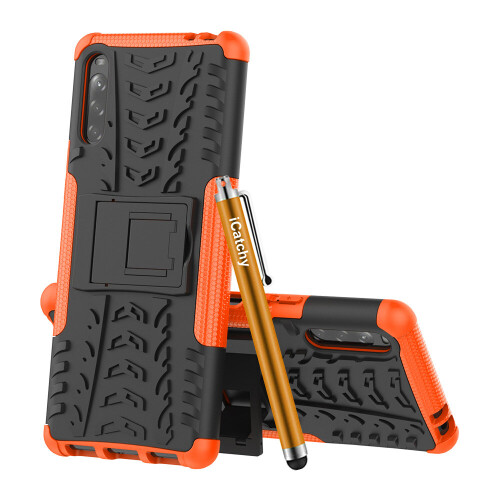 (Orange) For Sony Xperia L4 Hybrid Shockproof Case