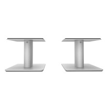 (White) Kanto SP6 Heavy Duty Speaker Stands 6 Inch