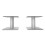 (White) Kanto SP6 Heavy Duty Speaker Stands 6 Inch 1