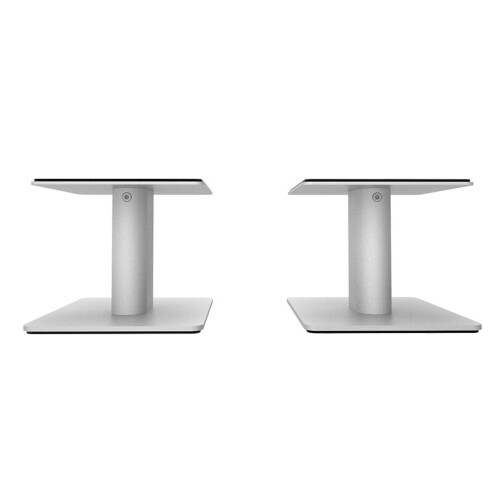(White) Kanto SP6 Heavy Duty Speaker Stands 6 Inch