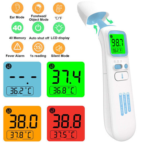 Infrared No-Contact Ear Thermometers Digital Forehead Thermometer 1