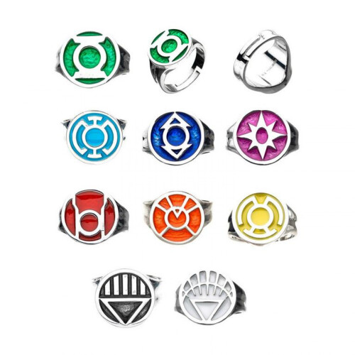 Green Lantern Collector All Lantern Corps Ring Set 1