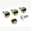 Batman Batman Symbol License Plate Frame Screw Set 2