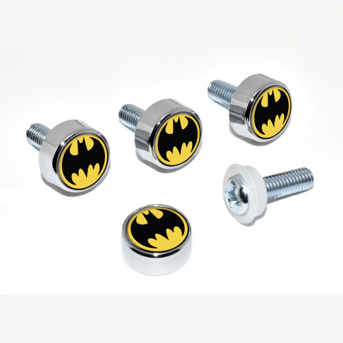 Batman Batman Symbol License Plate Frame Screw Set 1