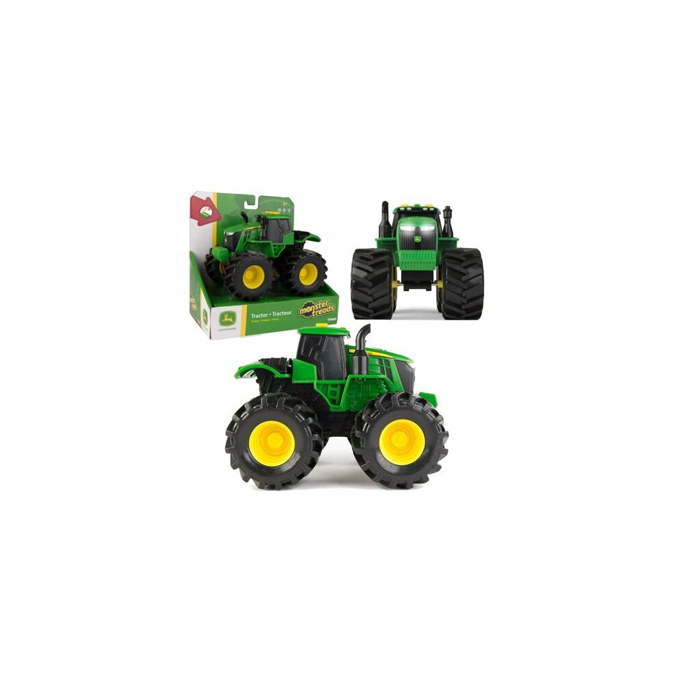 Tomy John Deere Tractor With Lights And Sound Monster Treads