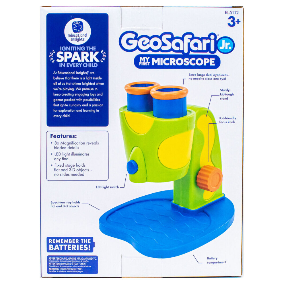 New Learning Resources Geosafari Jr My First Microscope Ei-5112