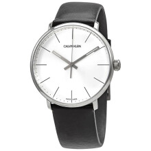 Calvin Klein K8M211C6 High Noon Quartz Cadran Argent - Montre Homme