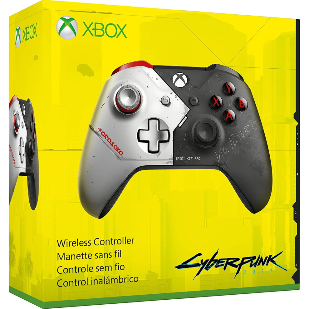 Xbox Microsoft Official One S Wireless Controller - Cyberpunk 2077(Xbox One)