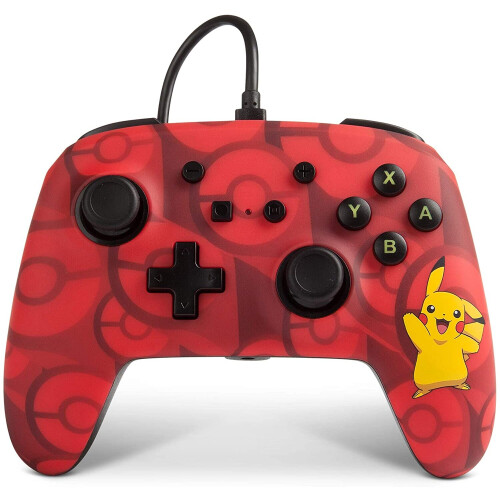 Nintendo PowerA Officially Licensed Nintendo: Enhanced Wired Controller - Pokemon (Nintendo Switch)