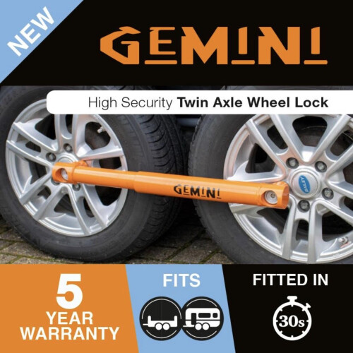 Radklemme Gemini für Doppelachse