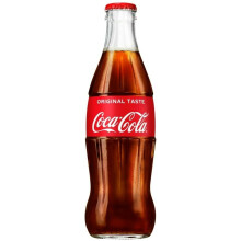 Coca Cola Original Taste Icon in Glass Bottles 330ml x 24