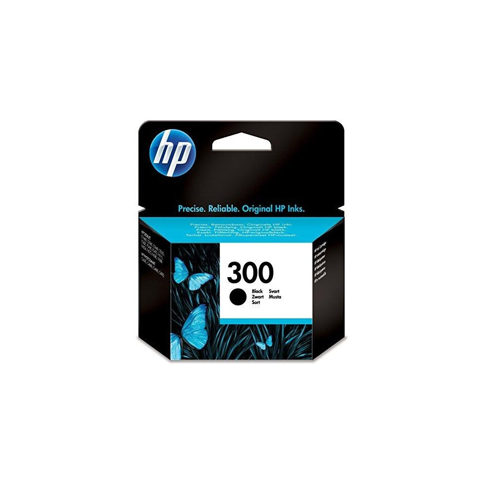 HP CC640EE 300 Original Ink Cartridge, Black, Single Pack