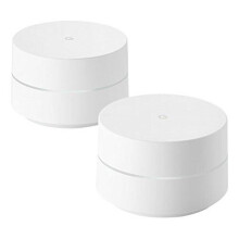 Google Mesh Wi-Fi Router Whole Home System, White, Pack of 2