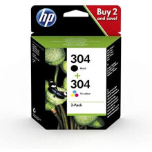 HP 3JB05AE 2 Pack HP 304 Inkjet Cartridge