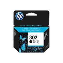 Original HP ink cartridge F6U66AE HP 302 HP302 for HP DeskJet 1110 - black. Output: approx. 190 pages / 5%. (01) 1x Tintenpatrone - Black