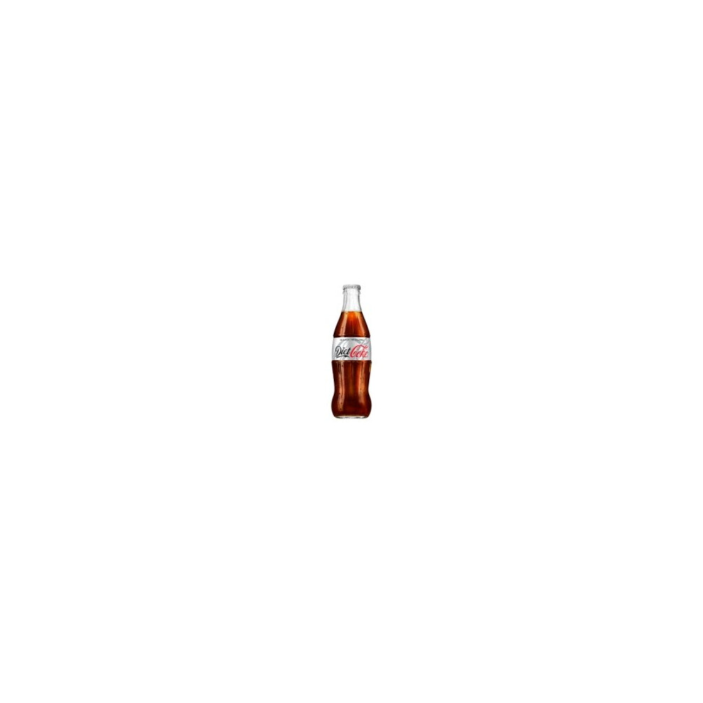 Diet Coke Glass Bottles 330ml Pack of 24 (24 x 330ml)