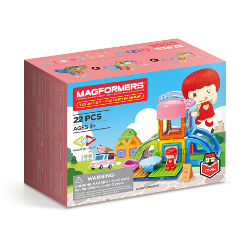 MAGFORMERS Magformers Town - Ice Cream Shop Set