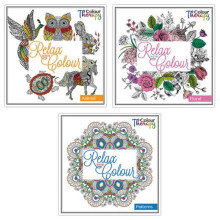 (Pattern) Colour Therapy Adult Colouring Book Relax Therapy Drawing