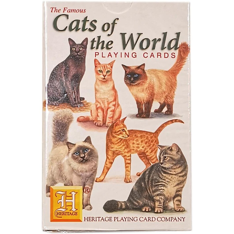 Cats of the World by Heritage Playing Cards