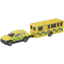 (Ambulance) Teamsterz Police Emergency Command Center Police, Fire and Rescue Vehicle Toy Playset