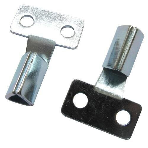 2 x Meter Box Gas Electric Metal Triangle Key