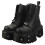 New Rock (40) New Rock Unisex Plateaustiefel M-TANK083-C1 Schwarz 6