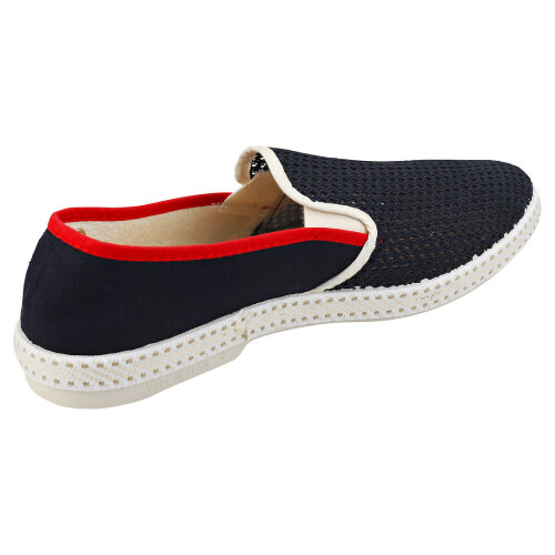 (41) Rivieras Herren Espadrilles Klassische Navy Rot Wei? 1