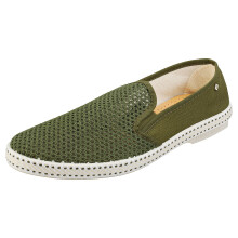 (43) Rivieras Herren - klassische Espadrillenschuhe aus Canvas in Khaki