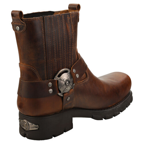 New Rock (9) New Rock Neobiker M-7605-s20 Unisex Boots in Dark Brown 1