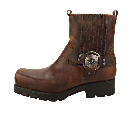 New Rock (9) New Rock Neobiker M-7605-s20 Unisex Boots in Dark Brown 2