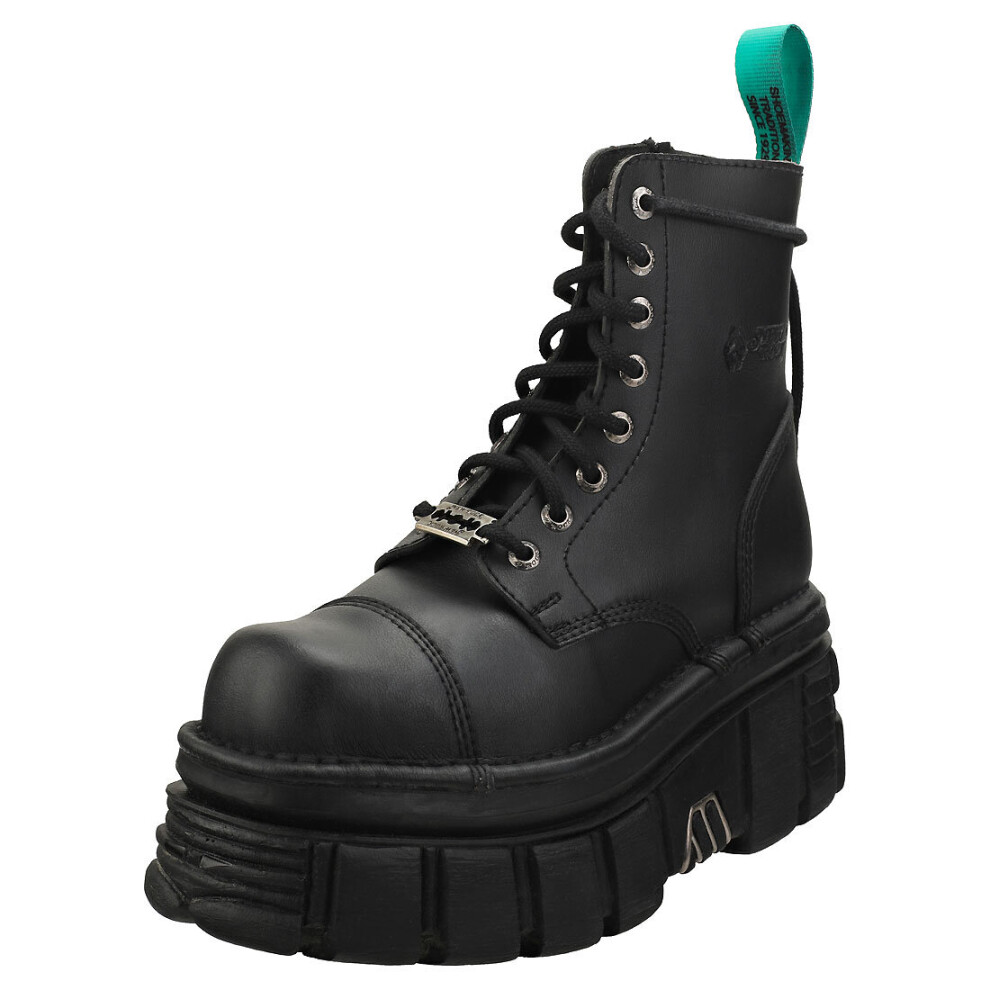 New Rock (7) Combat Vegan Unisex Platform Boots