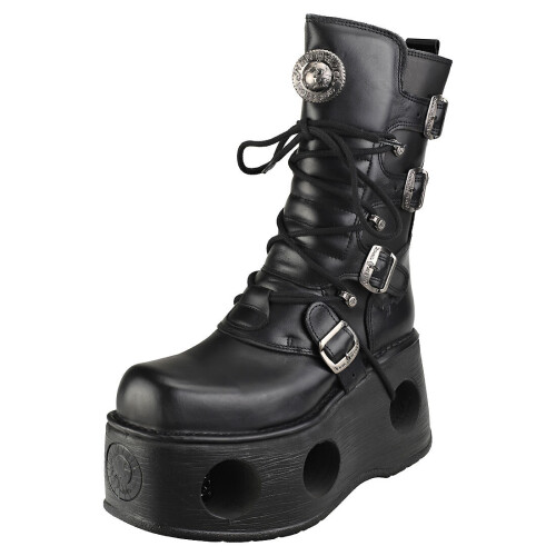 New Rock (37) New Rock Space Metallic Neptuno Stiefel Schwarz Unisex