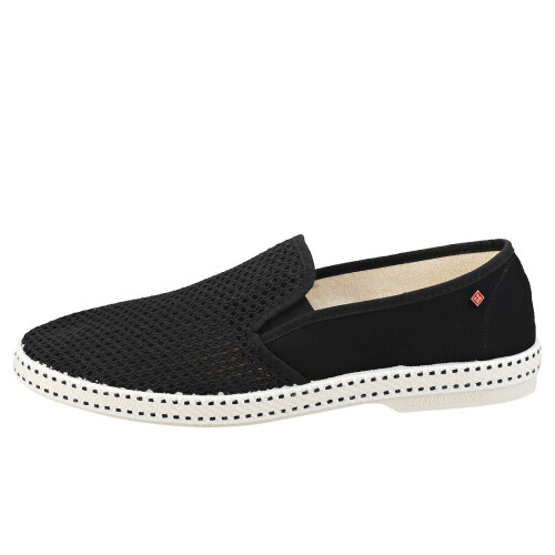 (42) Rivieras Classic Herren-Espadrillenschuh aus Canvas Schwarz 2