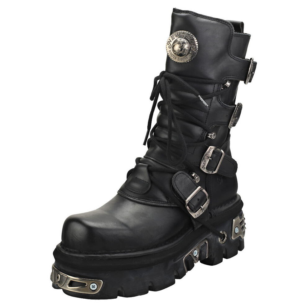New Rock (7 M - 8 W) Reactor Half Boots Unisex Platform Boots