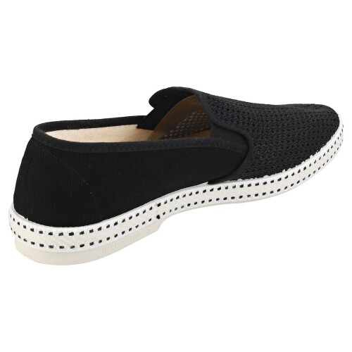 (42) Rivieras Classic Herren-Espadrillenschuh aus Canvas Schwarz 1