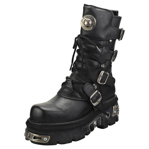 New Rock (4) New Rock Reactor Half Boots Unisex Platform Boots