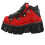 New Rock (43) New Rock Rote-Schwarze Halb-Stiefel Tower - Plateauschuhe 3