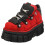 New Rock (43) New Rock Rote-Schwarze Halb-Stiefel Tower - Plateauschuhe 1